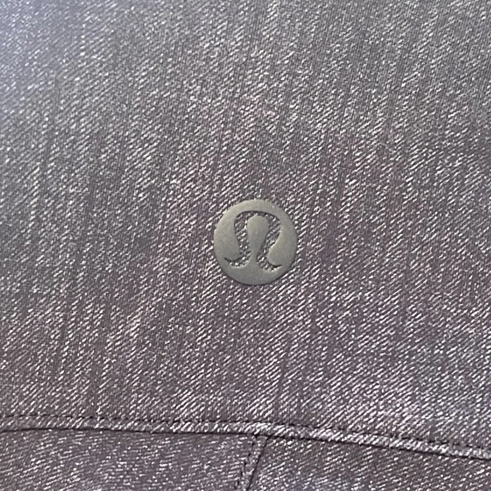 Lululemon City Sleek 5 Pocket Pant Dark Wash Denim Look High Rise Slim LW5CPPS 2